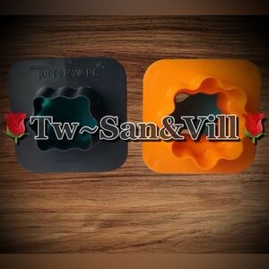 Tupperware Mini Cookie Cutters Canape Dough Cheese Cutters Gadgets Black New